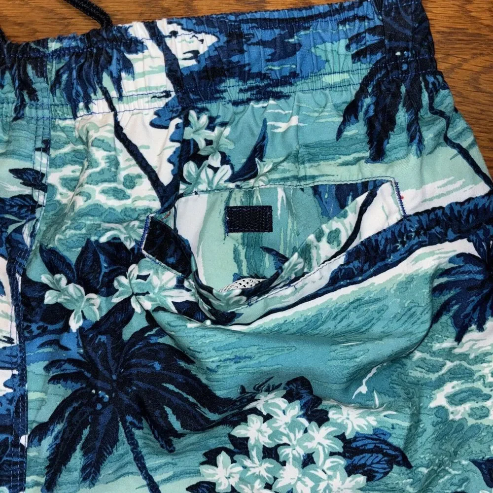 VTG 90s Mad Iguana Sportswear XL Swim‎ Trunks Board Shorts Lined Tropical Beachy